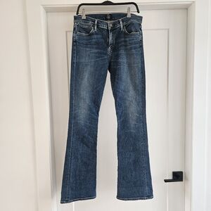 Citizens of Humanity Emannuelle Slim Boot Size 32 Dark Wash